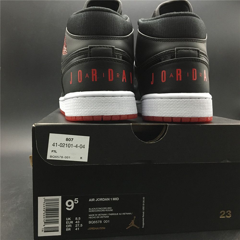 Air Jordan 1 Mid Bred BQ6578-001